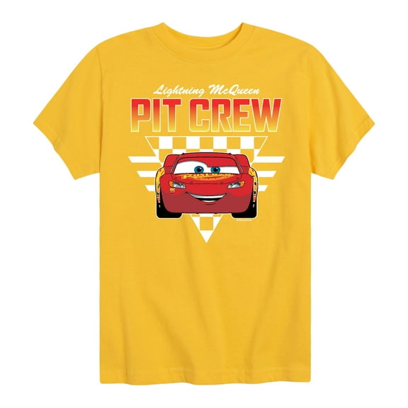 Disney's Cars - Pit Crew - Boy's Toddler And Youth Short Sleeve Graphic T-Shirt