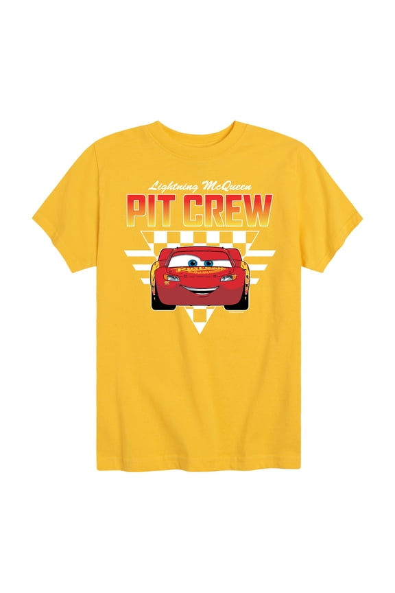 Disney's Cars - Pit Crew - Boy's Toddler And Youth Short Sleeve Graphic T-Shirt