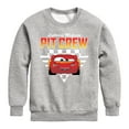 thumbnail image 1 of Disney's Cars - Pit Crew - Toddler And Youth Crewneck Fleece Sweatshirt, 1 of 5