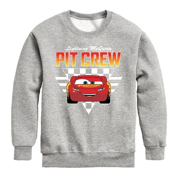 Disney's Cars - Pit Crew - Toddler And Youth Crewneck Fleece Sweatshirt