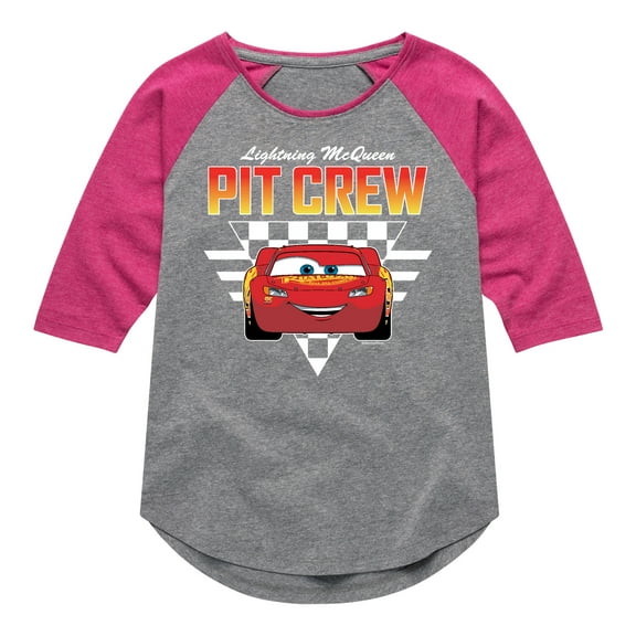 Disney's Cars - Pit Crew - Toddler And Youth Raglan Graphic T-Shirt