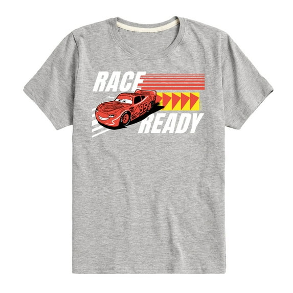 Disney's Cars - Race Ready - Boy's Toddler & Youth Short Sleeve Graphic T-Shirt