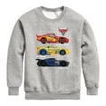 thumbnail image 1 of Disney's Cars - Side Profiles Grid - Toddler And Youth Crewneck Fleece Sweatshirt, 1 of 5