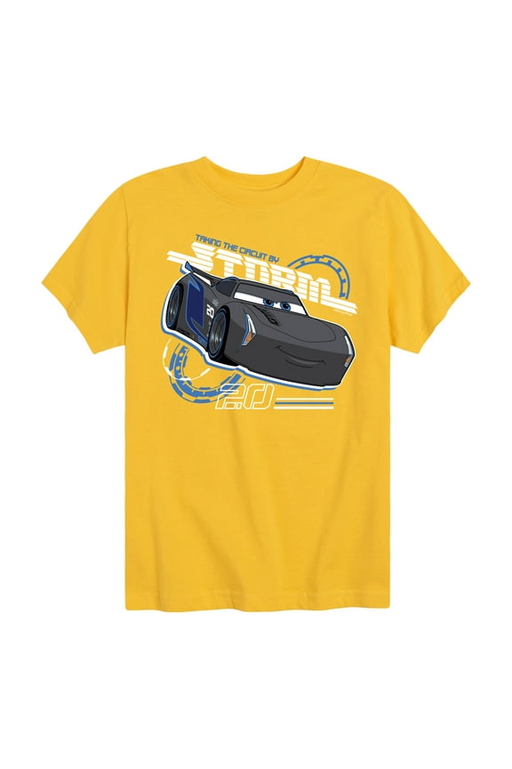 Disney's Cars - Taking The Circuit By Storm - Boy's Toddler And Youth Short Sleeve Graphic T-Shirt