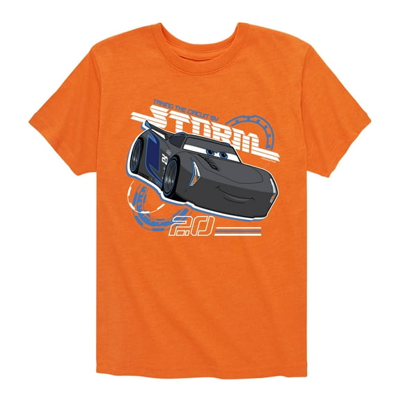 Disney's Cars - Taking The Circuit By Storm - Boy's Toddler And Youth Short Sleeve Graphic T-Shirt