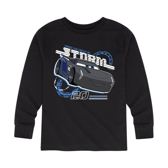 Disney's Cars - Taking The Circuit By Storm - Toddler And Youth Long Sleeve Graphic T-Shirt