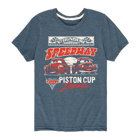Disney's Cars - Thunder Hollow Piston Cup - Boy's Toddler And Youth Short Sleeve Graphic T-Shirt
