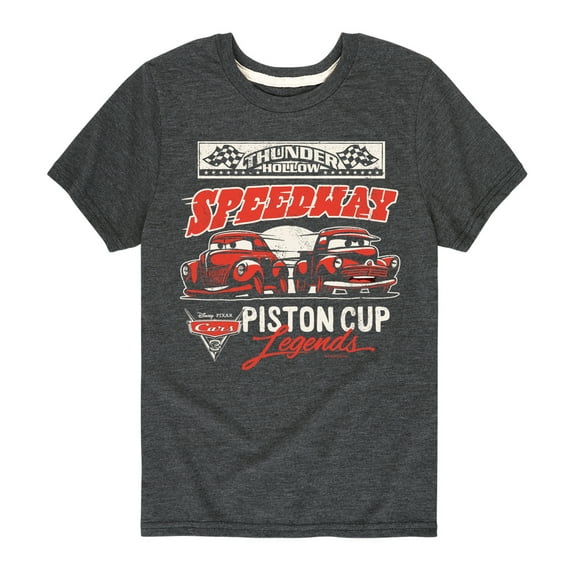 Disney's Cars - Thunder Hollow Piston Cup - Boy's Toddler And Youth Short Sleeve Graphic T-Shirt