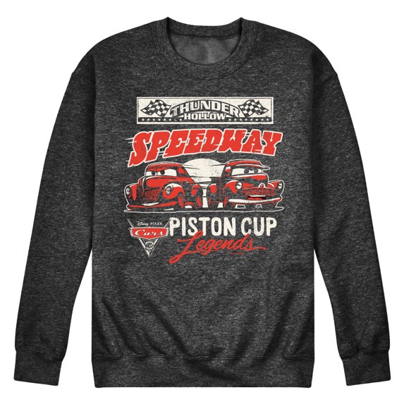 Disney's Cars - Thunder Hollow Piston Cup - Men's Crew Neck Fleece Pullover