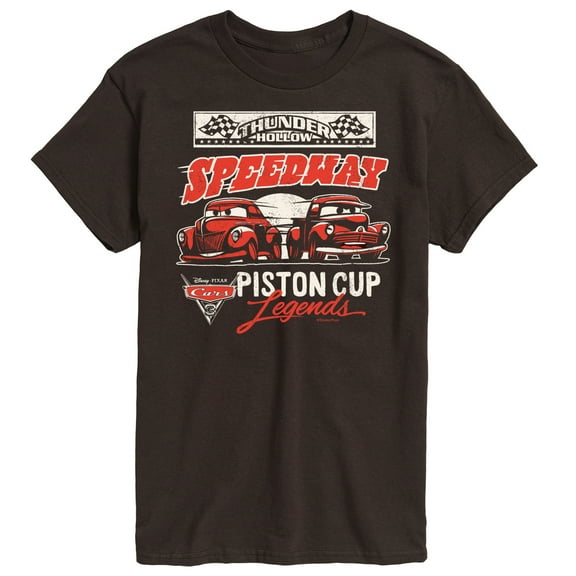 Disney's Cars - Thunder Hollow Piston Cup - Men's Short Sleeve Graphic T-Shirt
