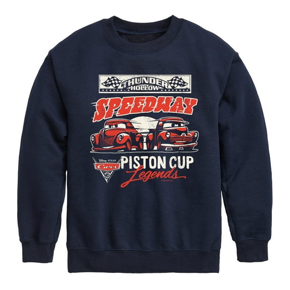 Disney's Cars - Thunder Hollow Piston Cup - Toddler And Youth Crewneck Fleece Sweatshirt
