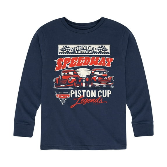 Disney's Cars - Thunder Hollow Piston Cup - Toddler And Youth Long Sleeve Graphic T-Shirt