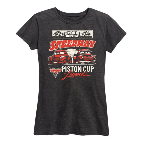 Disney's Cars - Thunder Hollow Piston Cup - Women's Short Sleeve Graphic T-Shirt