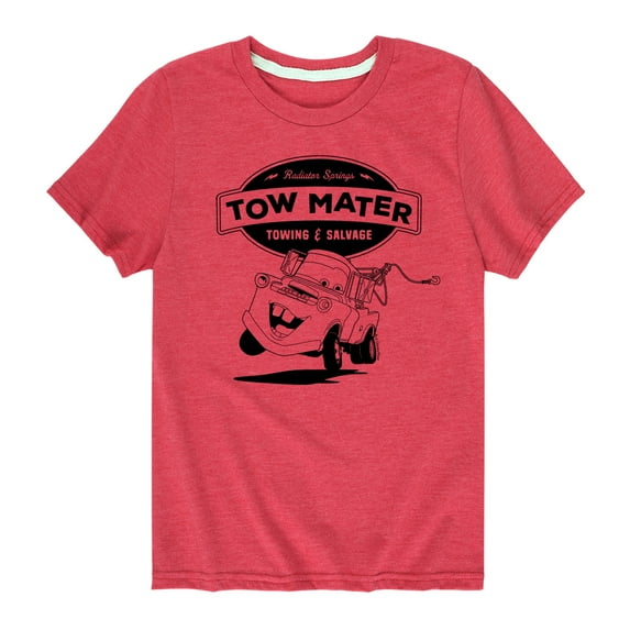 Disney's Cars - Tow Mater Towing And Salvage - Boy's Toddler And Youth Short Sleeve Graphic T-Shirt