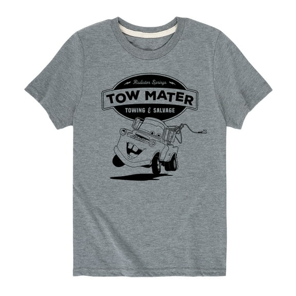 Disney's Cars - Tow Mater Towing And Salvage - Boy's Toddler And Youth Short Sleeve Graphic T-Shirt