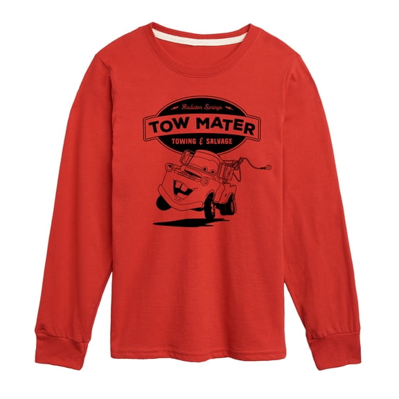 Disney's Cars - Tow Mater Towing And Salvage - Toddler And Youth Long Sleeve Graphic T-Shirt
