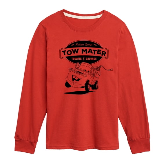 Disney's Cars - Tow Mater Towing And Salvage - Toddler And Youth Long Sleeve Graphic T-Shirt