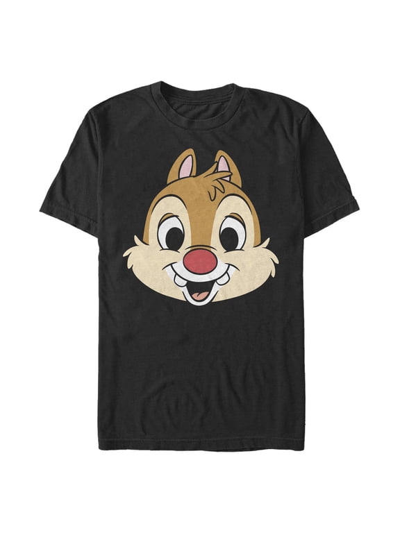 Men's Chip 'n Dale Dale Face Portrait Graphic T-Shirt