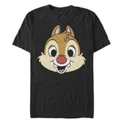 Mens Chip n Dale Dale Face Portrait Graphic T-Shirt