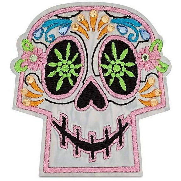 Disney's Coco Holographic Sugar Skull Patch Applique