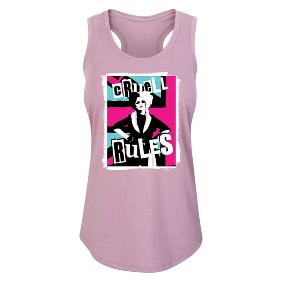 Disney's Cruella - Cruell Rules - Women's Racerback Tank Top