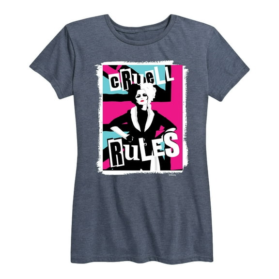 Disney's Cruella - Cruell Rules - Women's Short Sleeve Graphic T-Shirt