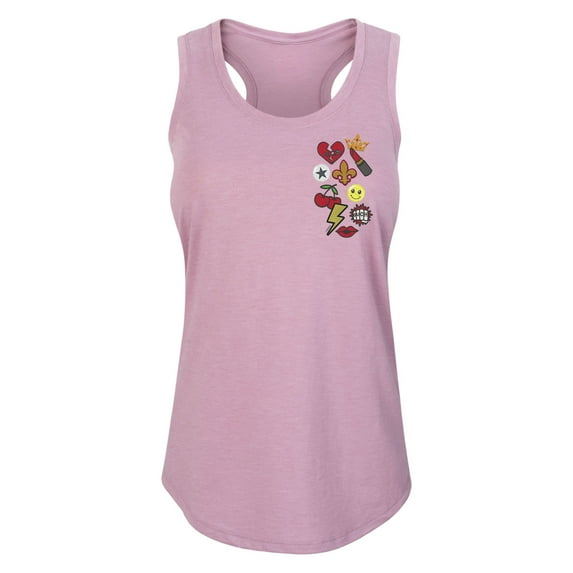 Disney's Cruella - Cruella Patches - Women's Racerback Tank Top