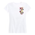 thumbnail image 1 of Disney's Cruella - Cruella Patches - Women's Short Sleeve Graphic T-Shirt, 1 of 4