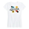 thumbnail image 1 of Disney's Cruella - Cruella Pattern Fill - Women's Short Sleeve Graphic T-Shirt, 1 of 4