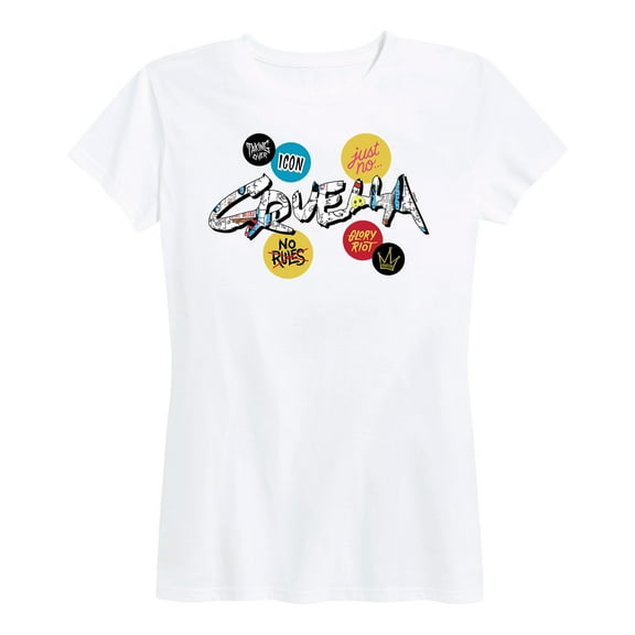 Disney's Cruella - Cruella Pattern Fill - Women's Short Sleeve Graphic T-Shirt