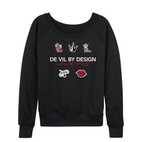 Disney's Cruella - De Vil By Design - Women's Lightweight French Terry Long Sleeve Shirt