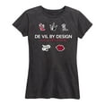 thumbnail image 1 of Disney's Cruella - De Vil By Design - Women's Short Sleeve Graphic T-Shirt, 1 of 4
