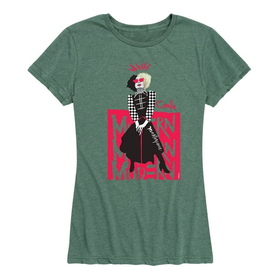 Disney's Cruella - Modern Cruella Repeated - Women's Short Sleeve Graphic T-Shirt