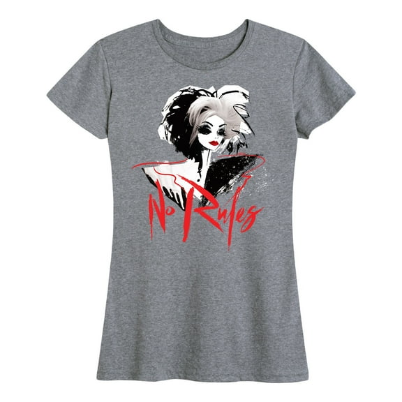 Disney's Cruella - No Rules - Women's Short Sleeve Graphic T-Shirt