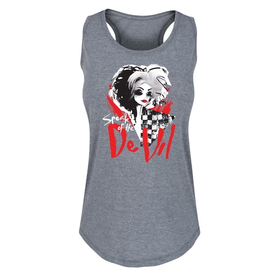 Disney's Cruella - Speak Of The De Vil - Women's Racerback Tank Top