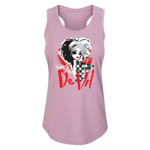Disney's Cruella - Speak Of The De Vil - Women's Racerback Tank Top