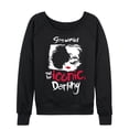 thumbnail image 1 of Disney's Cruella - Stay Weird - Women's Lightweight French Terry Long Sleeve Shirt, 1 of 4