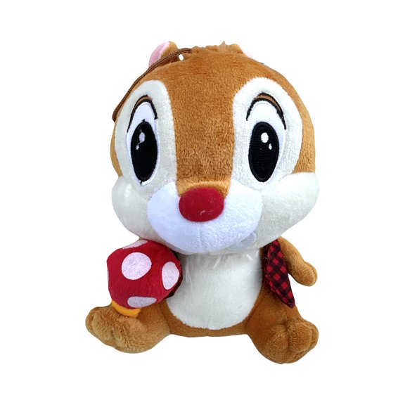 Disney's Dale Plush Toy With Red and Black Colored Shirt (8in)