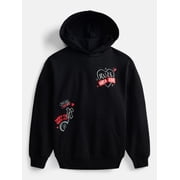 Disney Descendants Rule Breaker Girls Puff Graphic Fleece Hoodie, Sizes 4-16