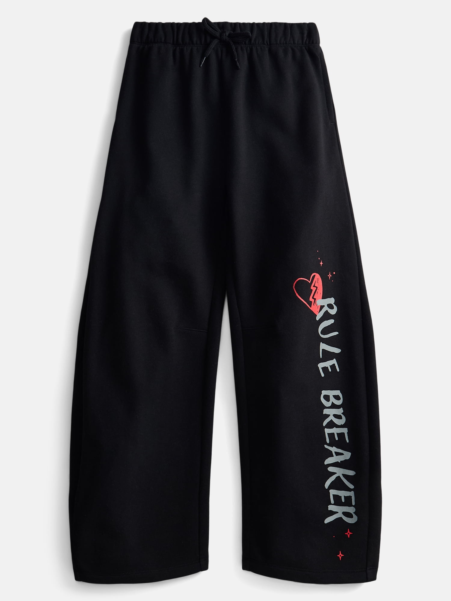 Disney Descendants Rule Breaker Girl’s Fleece Barrel Pants, Sizes 4-16
