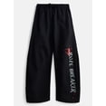 thumbnail image 1 of Disney Descendants Rule Breaker Girl’s Fleece Barrel Pants, Sizes 4-16, 1 of 3