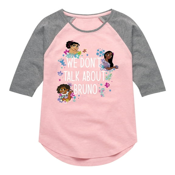 Disney's Encanto - About Bruno - Toddler And Youth Girls Raglan Graphic T-Shirt