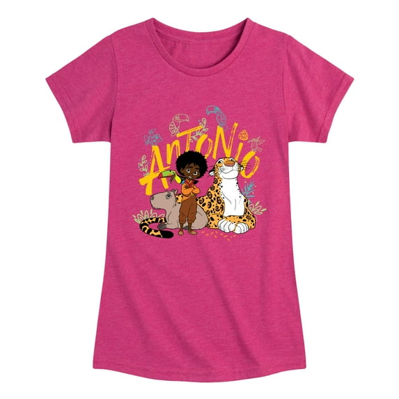 Disney's Encanto - Antonio - Toddler And Youth Girls Short Sleeve Graphic T-Shirt