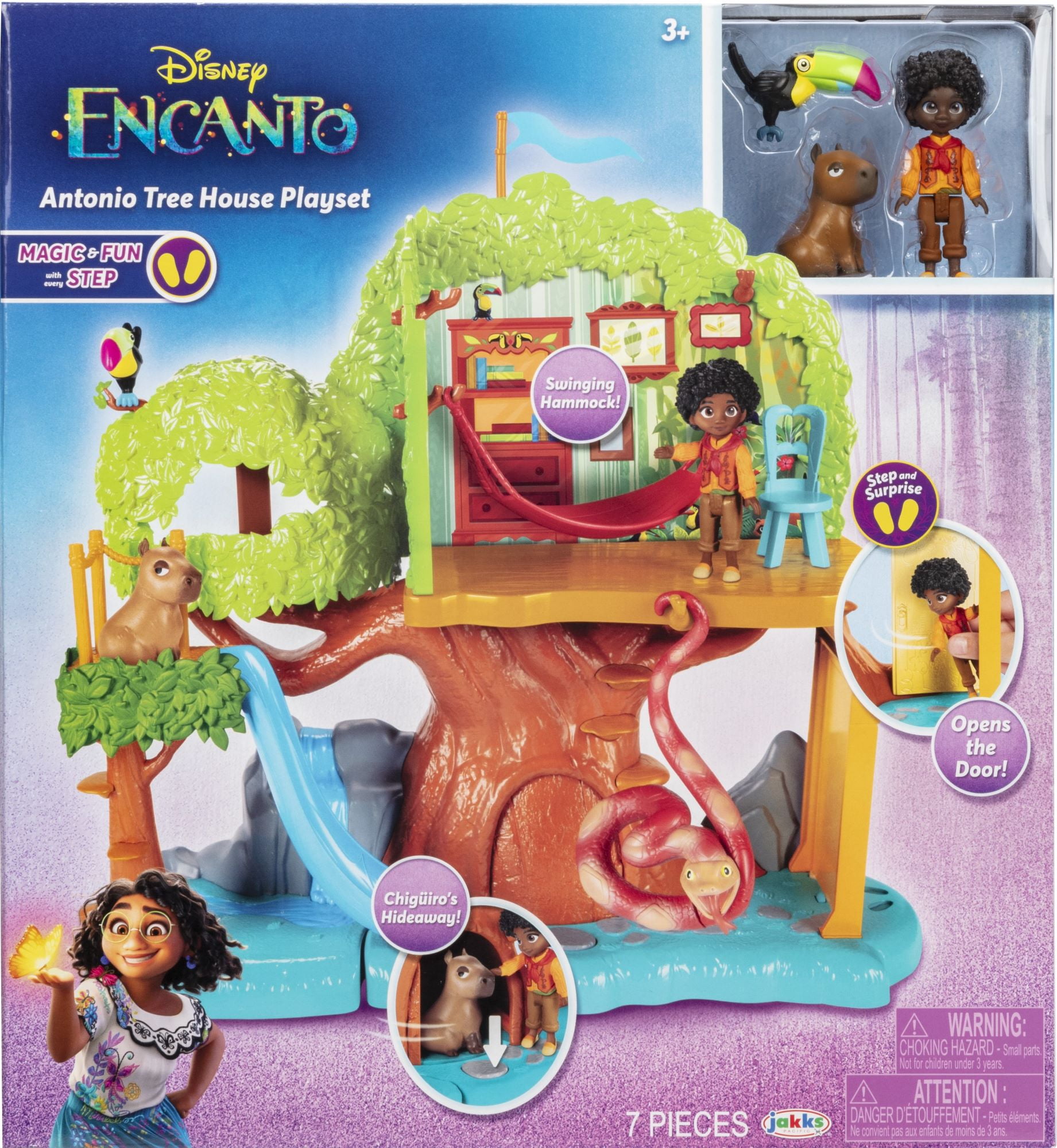 Disney's Encanto Antonio's Tree House 3 inch Doll Playset with 6 Accessories