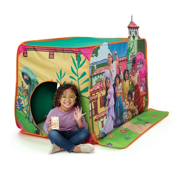 Disney’s Encanto Casa Madrigal Play Tent with Toy Light Up Candle & Mirabel’s Glasses for Kids Ages 3+