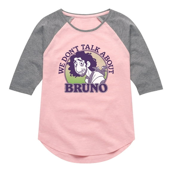 Disney's Encanto - Don't Talk About Bruno - Toddler And Youth Girls Raglan Graphic T-Shirt