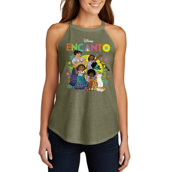 Disney's Encanto - Encanto Character Group - Juniors High Neck Tank Top