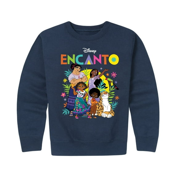 Disney's Encanto - Encanto Character Group - Toddler And Youth Crewneck Fleece Sweatshirt