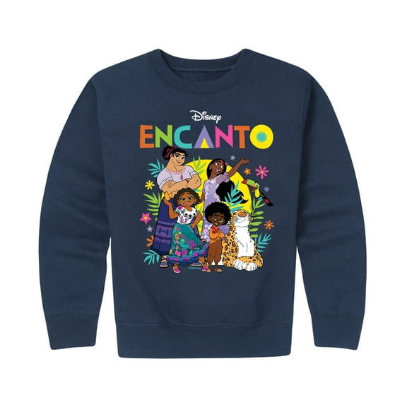 Disney's Encanto - Encanto Character Group - Toddler And Youth Crewneck Fleece Sweatshirt
