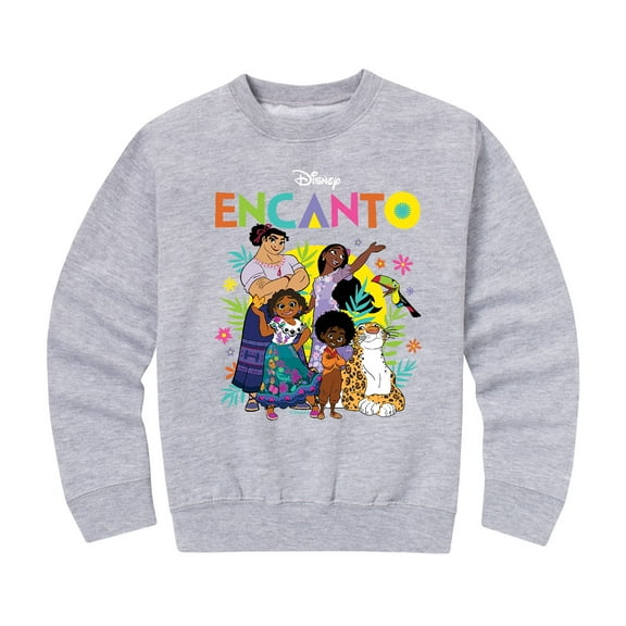 Disney's Encanto - Encanto Character Group - Toddler And Youth Crewneck Fleece Sweatshirt